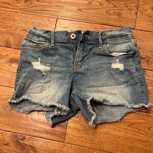 Abercrombie kids midi shorts denim
